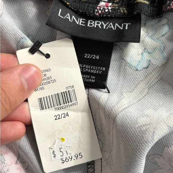 Lane Bryant floral boho summer print balloon parachute flowy pants size 22/24 - Picture 2 of 14